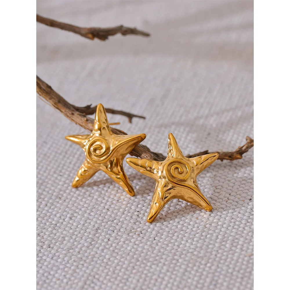 Yhpup Stainless Steel Earrings for Women