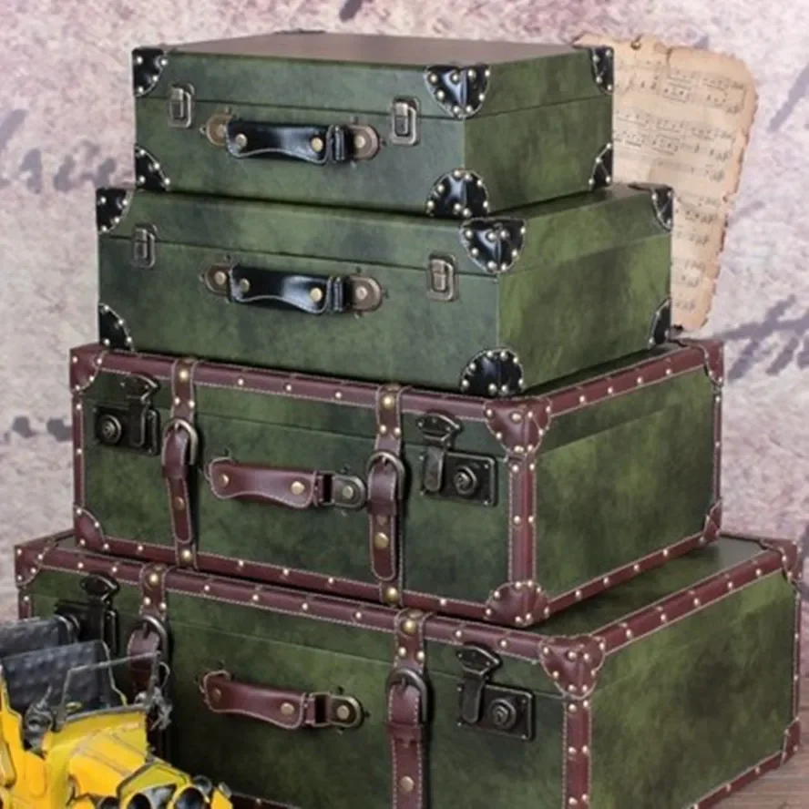 Retro Nostalgia Style Hot!!Boarding Bag PU Leather Wood Luggage High Capacity Suitcases Bags Women and Men Travel Bag Handbags