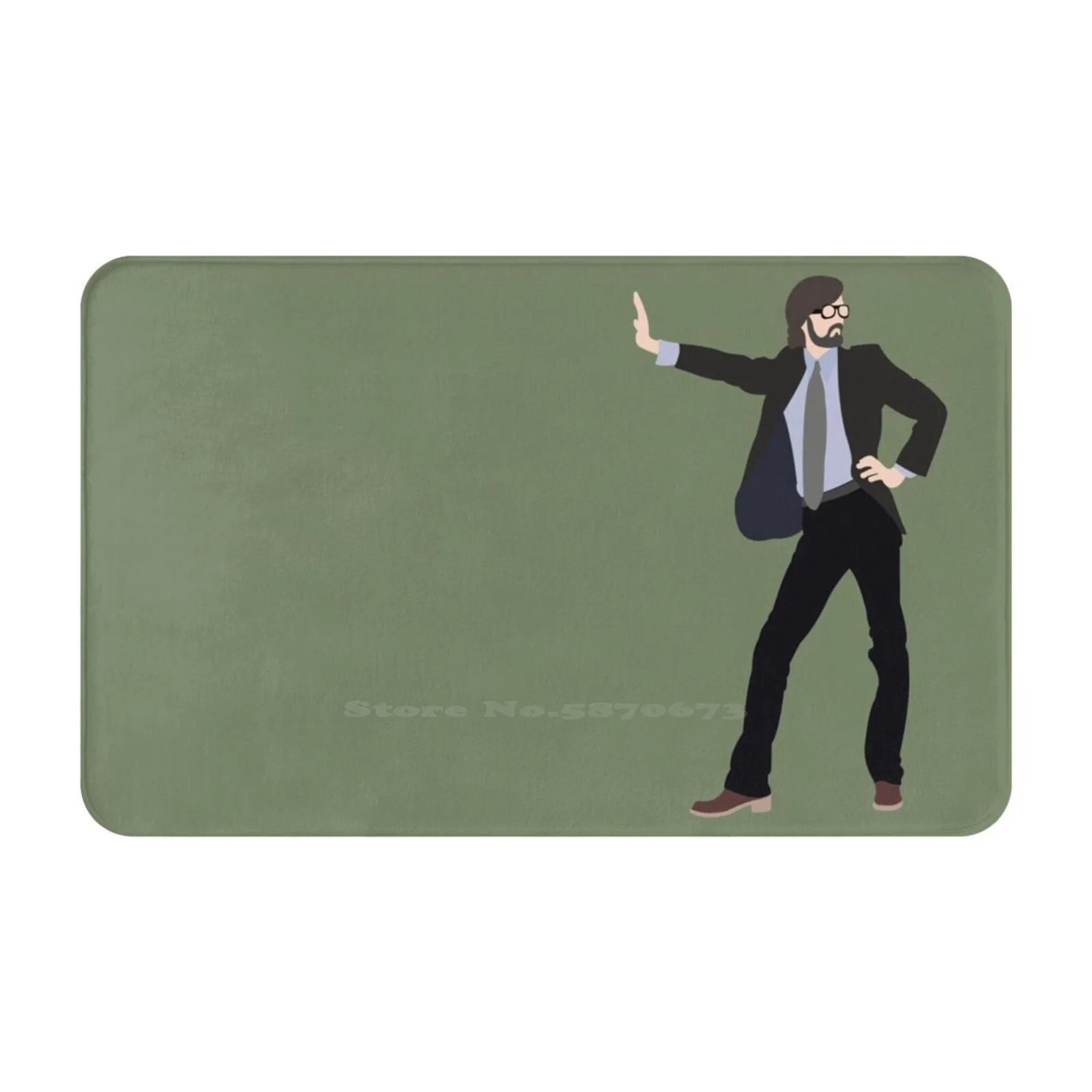 Danza Come Jarvis Cocker Comodo Zerbino Tappeto Tappeto Tappetino Jarvis Cocker Pulp Discoteca 2000 Persone Comuni Cartoon Bristol