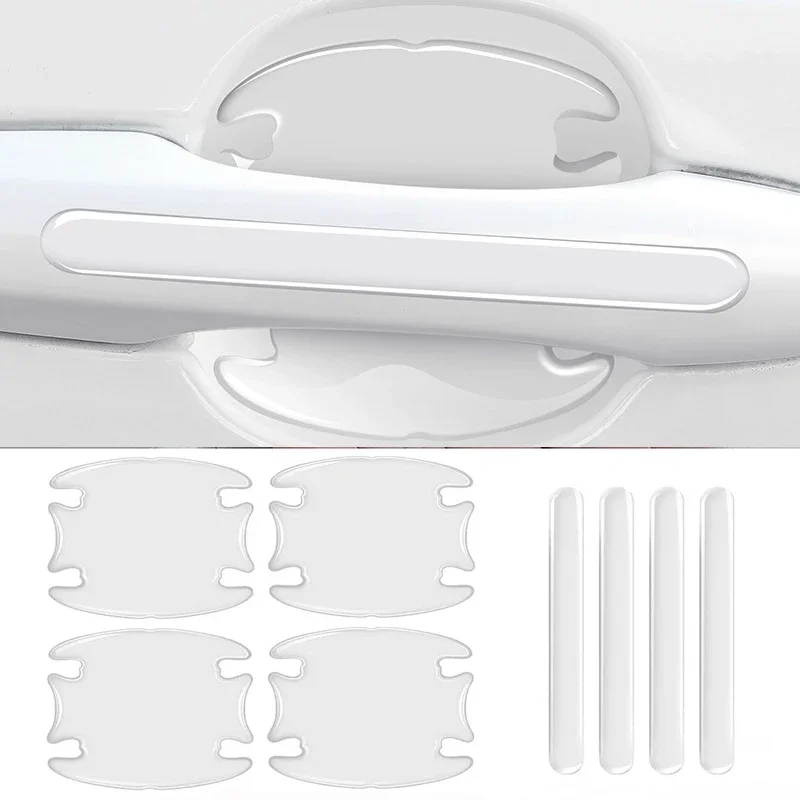 Car Door Handle Bowl Scratch Protective Stickers