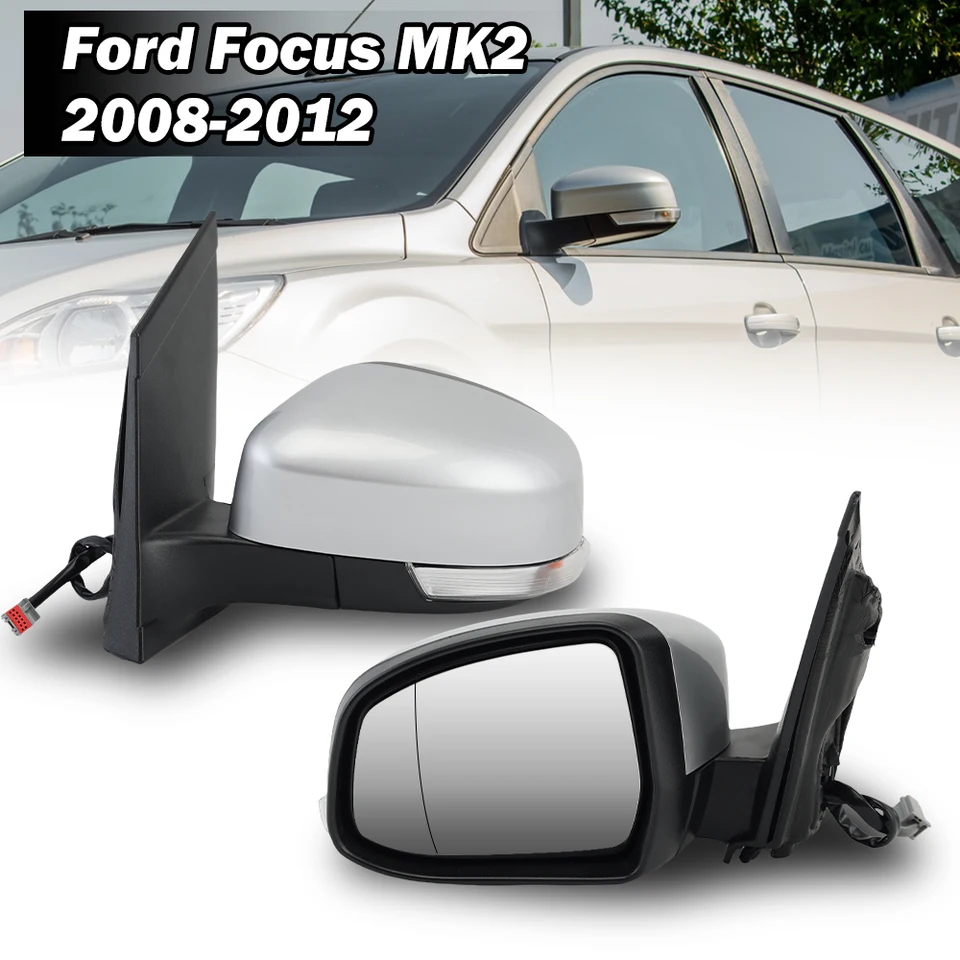 Copri Specchietto Retrovisore Per Ford Focus/Mondeo - Lato Sinistro O Destro, Nero ABS - Foto 4