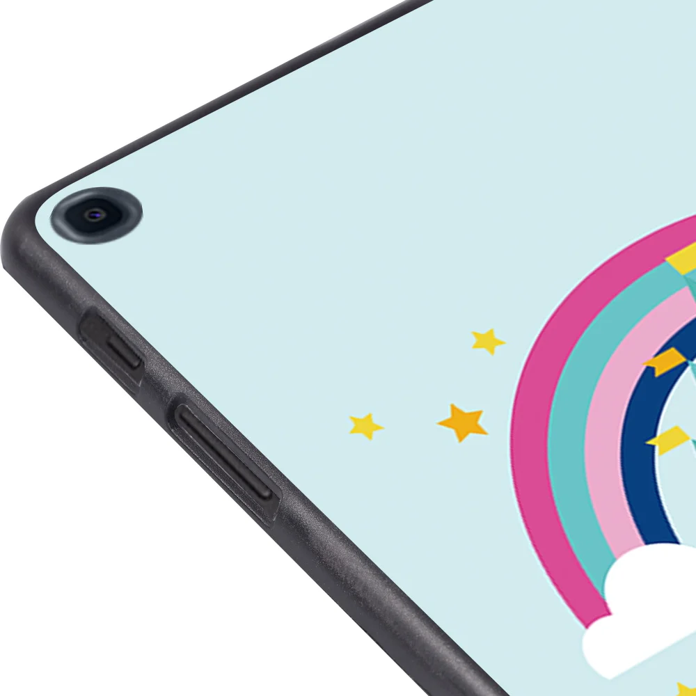 Capa Tablet para Samsung Galaxy Tab a7 Lite 8.7 Tab a7 10.4 Tab a 8.0 a 10.5 a 10.1 a 9.7 Tab a a6 10.1 Cartoon Print Back Shell - Imagem 2
