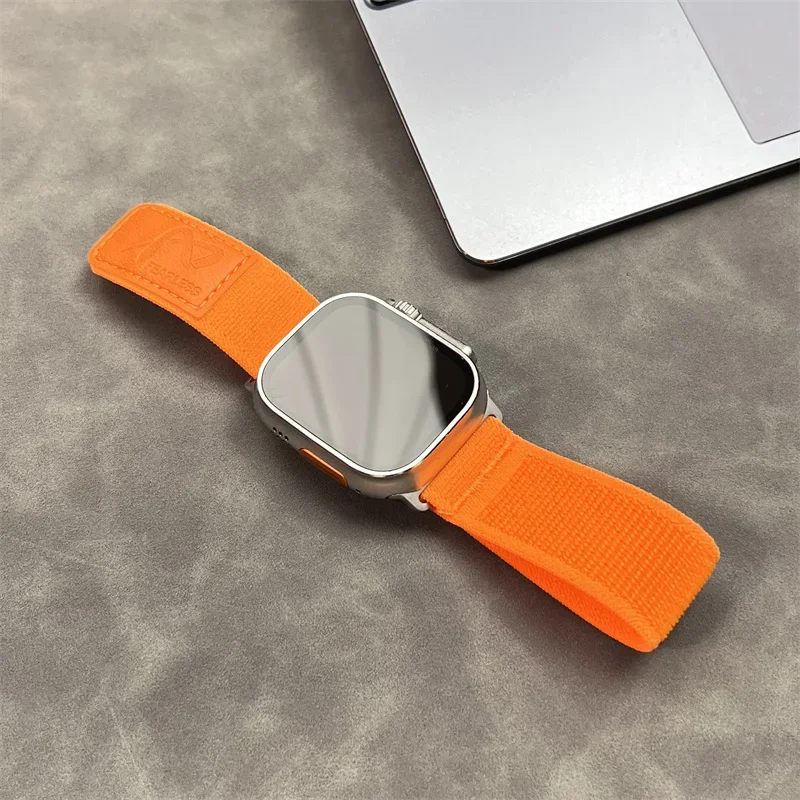 

Ремешок Trail Loop для apple watch band 49 мм 44 мм 40 мм 45 мм 41 мм 42 мм 38 мм, спортивный нейлоновый браслет для iWatch series 9 8 se 7 6 5 Ultra 2