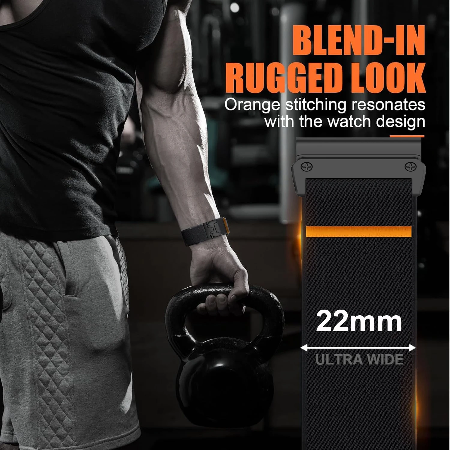 Versatile Quickfit Nylon Watch Band - Available in 20mm, 22mm, 26mm Sizes