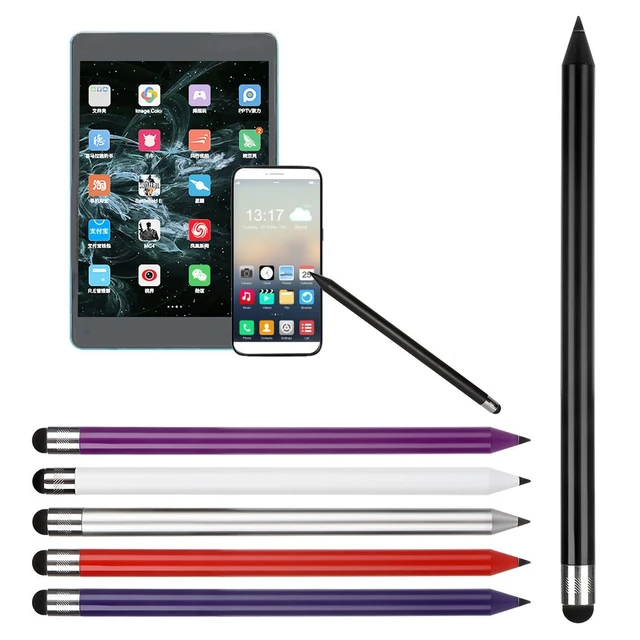 Écran tactile stylo tablette stylet dessin crayon capacitif universel pour  Android - iOS tablette de téléphone intelligent (blanc)