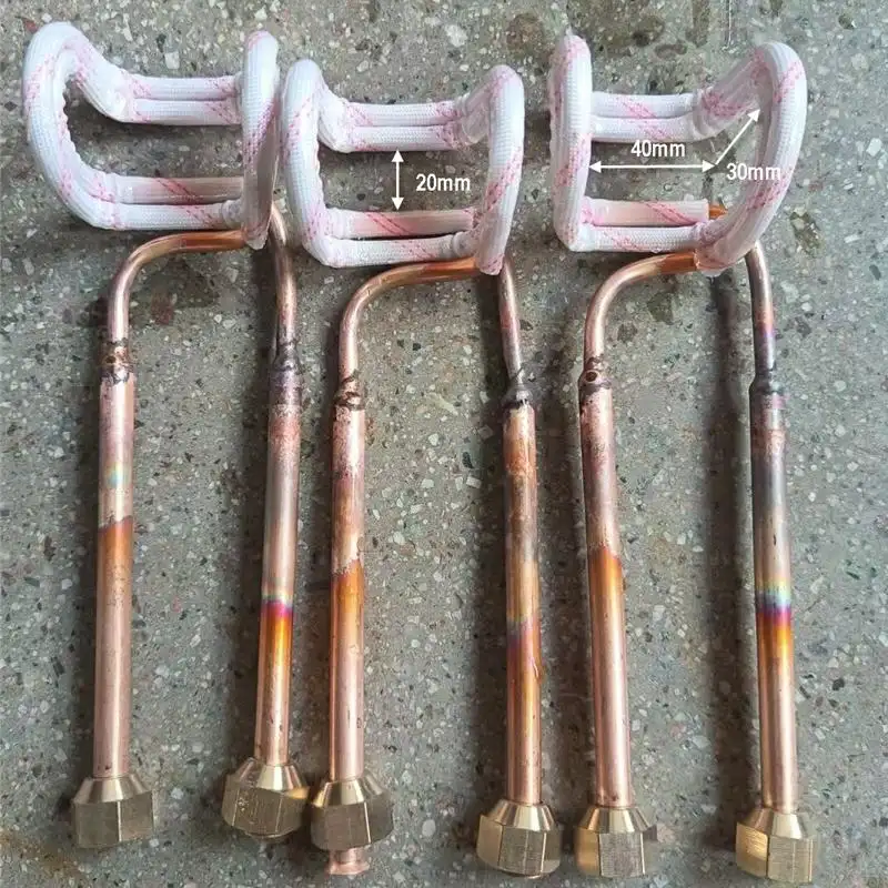 Opening U-Shaped Copper Induction Heating Coil Metalworking Welding Brazing Metalworking Heating Head for Industrial Use - Image 9