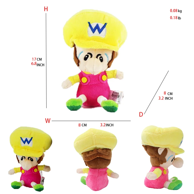 thumbnail image 1 of Juguetes de peluche de Bowser Mario King K.Rool Meowser Juguetes de juego de dibujos animados de Bowser femenino Muñecos de peluche Regalos de cumpleaños y Navidad para niños, 1 of 5