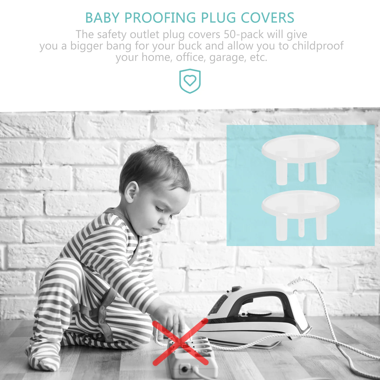 20 Pcs Protective Cover against Electric Shock Plug Baby Proofing Outlet Switch Protectors for Socket Covers Protection Cap