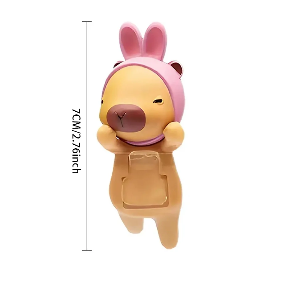 KOVSGQ Capybara, kit da costruzione con animali per bambini, con minifigure e supporto, set di decorazioni per la casa, idea regalo, regalo di compleanno (Zaino tartaruga Capibara