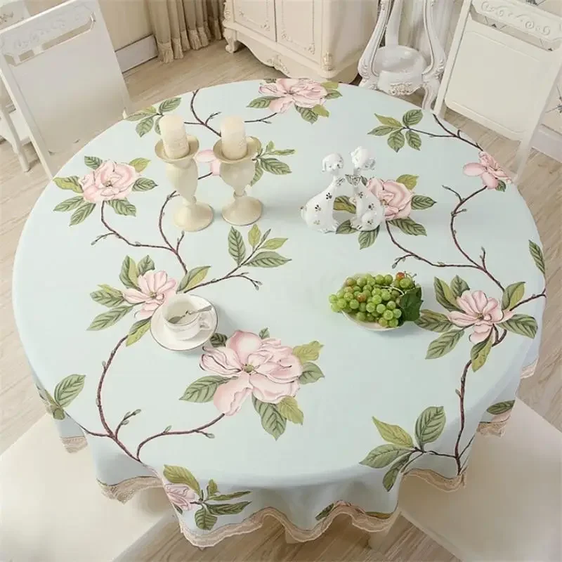 

Скатерть для гостиной, ткань, пасторальное покрытие, водонепроницаемая, защита от горячего масла, для стола