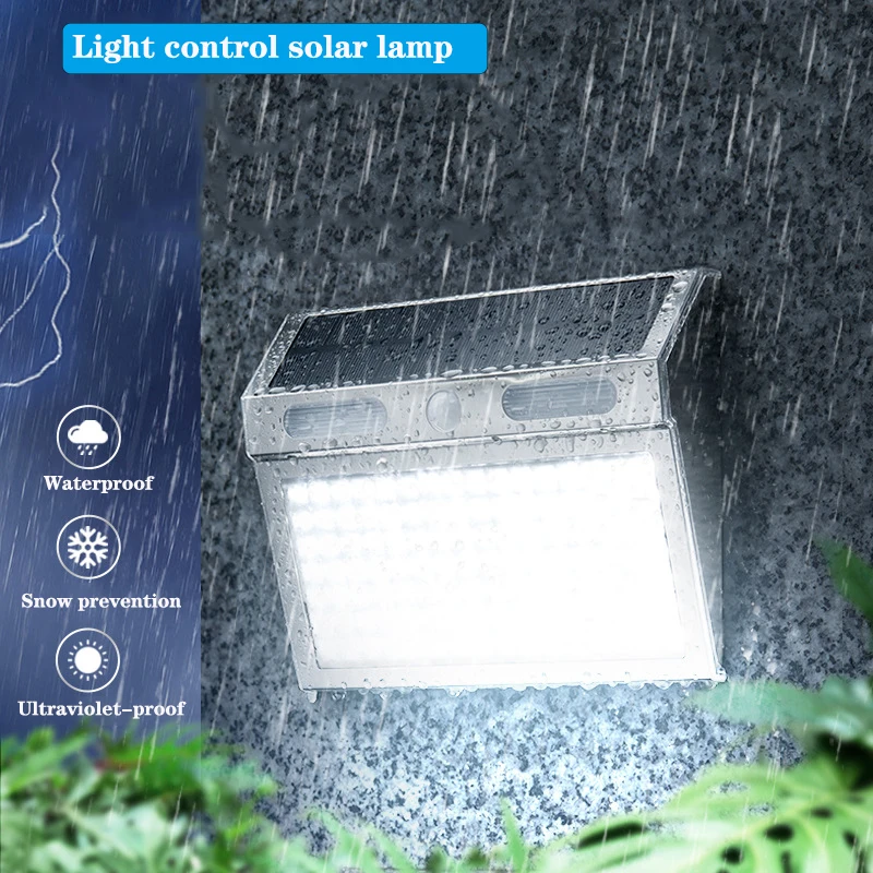 

Водонепроницаемый датчик движения, лампа с солнечной батареей, корпус из нержавеющей стали, бытовая уличная настенная лампа для ворот, сада, освещение передней двери гаража