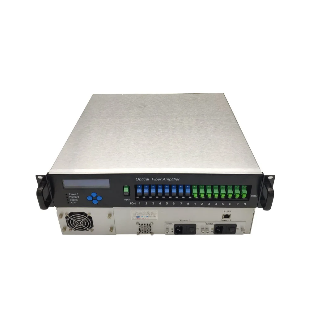 

Products subject to negotiationWarranty period of 3 years! 8 Port 22dbm with WDM 1550nm Catv Optical Amplifier EDFA WITH WDM