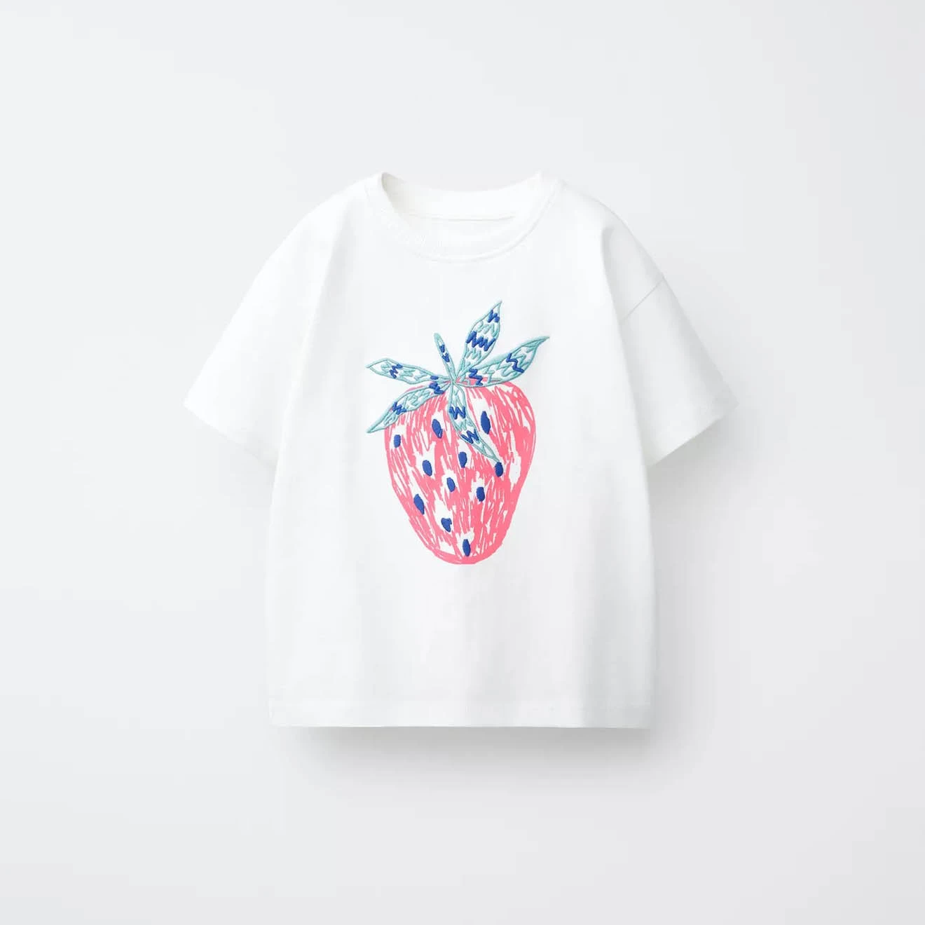 Printed Cartoon T-shirt For Kids Clothing Summer Costume Simple Fashion Baby Girl And Boy Short Sleeve Tees Tops Children Tshirt