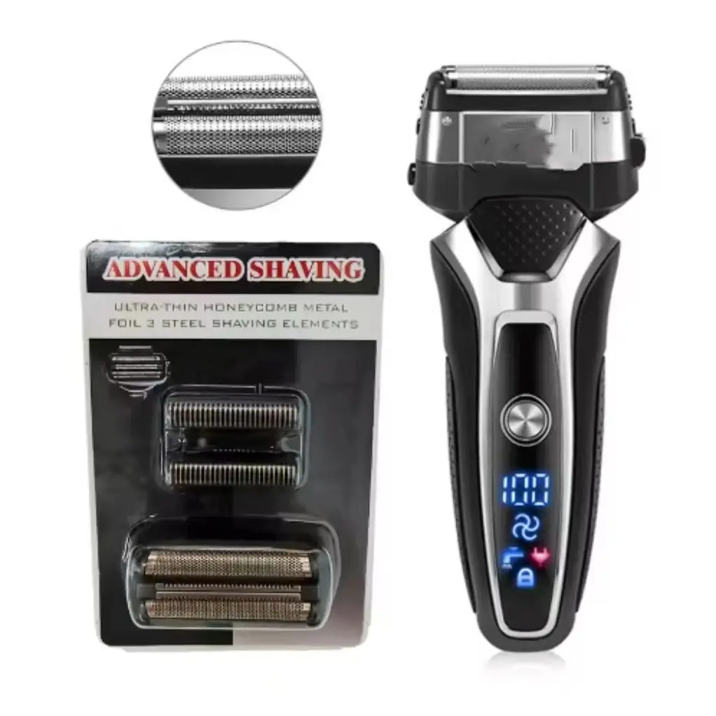 Replacement Foil and cutters Fit For SURKER 9008 shaver (1pcs blade+1pcs mesh)/set