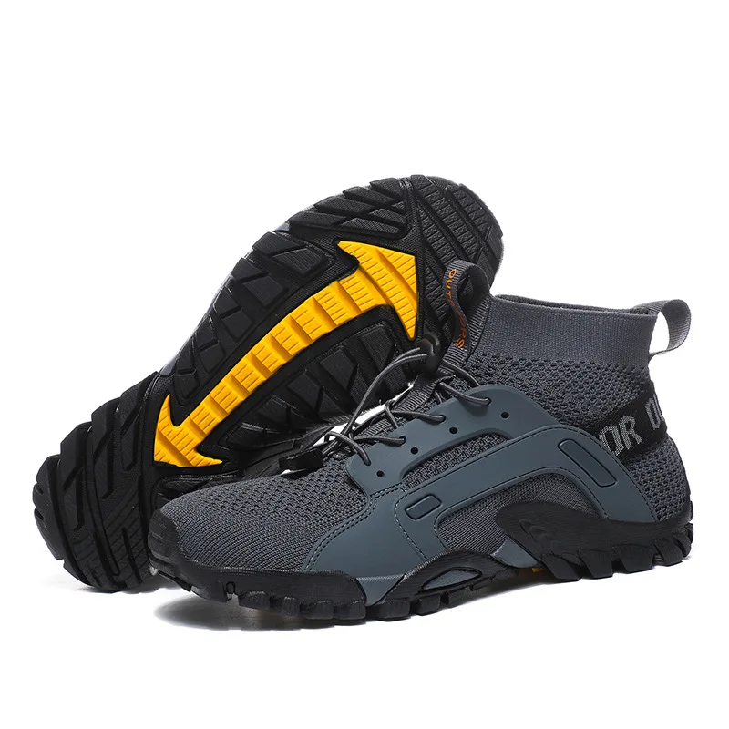 Unisex Hiking Wading Shoes Outdoor Climbing Cross-Country Fitness Shoes Anti-Slip Waterland Two-Purpose Fishing Trekking Shoes 4