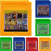 Video Game Cartridge 16 Bit Console Card for GBC Multiple Games in One Series 61 1 108 |
