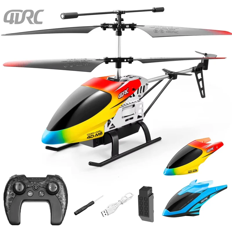 Drone Hélicoptère RC 4DRC M5 - Jouet Enfant avec Gyroscope et Maintien d'Altitude