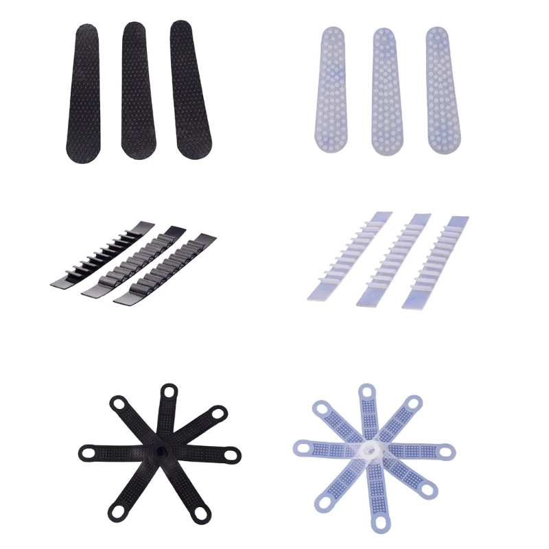 

100 Self-adhesive Hanger Strips Waterproof Tape for Solid Garments Holder