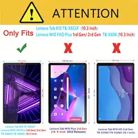 Screen Protector for Lenovo Tab M10 FHD Plus TB-X606F/X606X 10.3" Tempered Glass for Lenovo Tab K10 TB-X6C6F Smart Tab 2