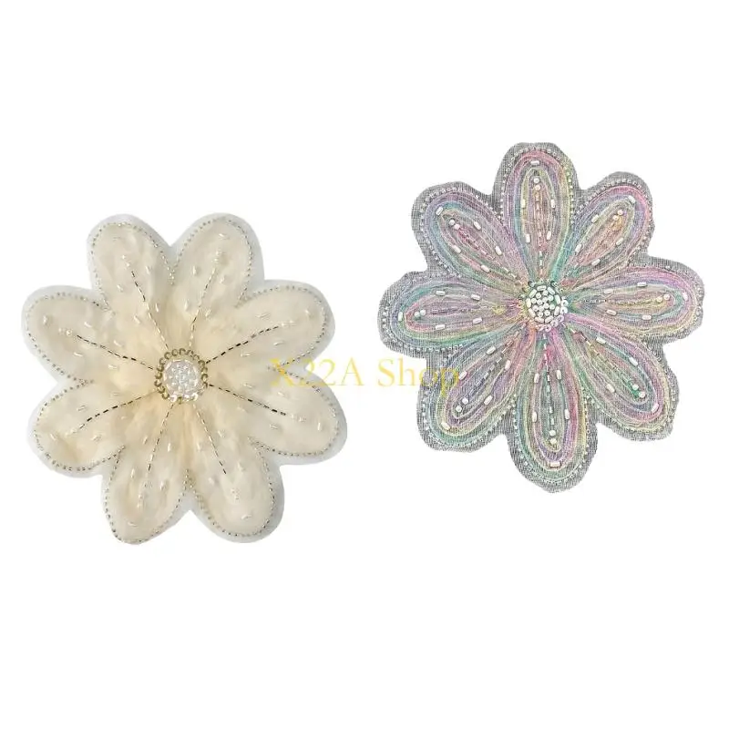 Unique Large Flower Brooches Light Weight Flower Brooch Ceremony Clothes Accessory
