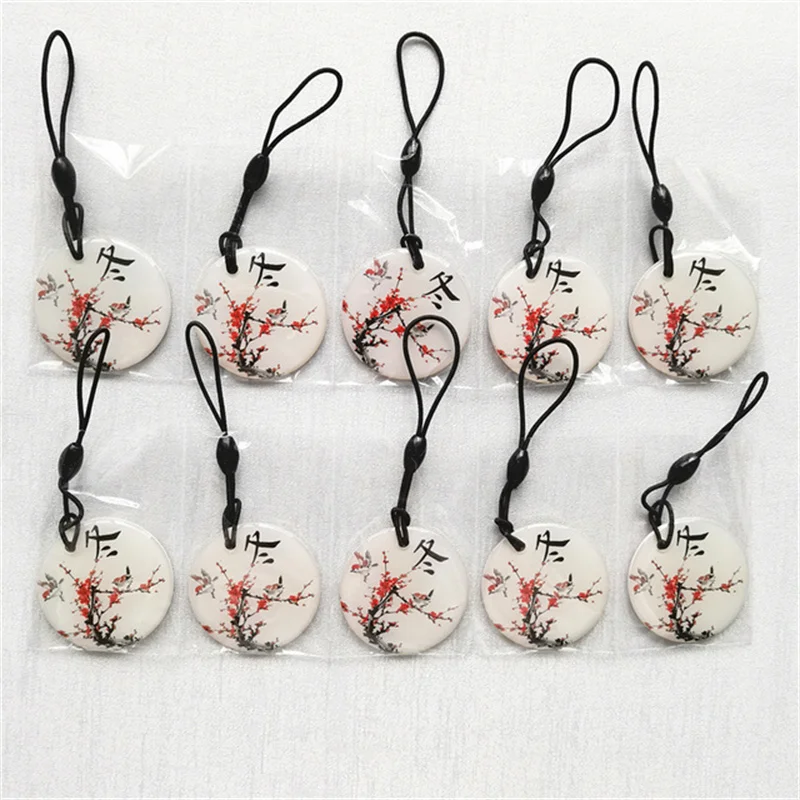 Fast Shipping 10Pcs IC 13.56MHz Writeable Rewritable Waterproof UID Block 0 Changeable RFID Key Tag NFC Keyfobs Card 5