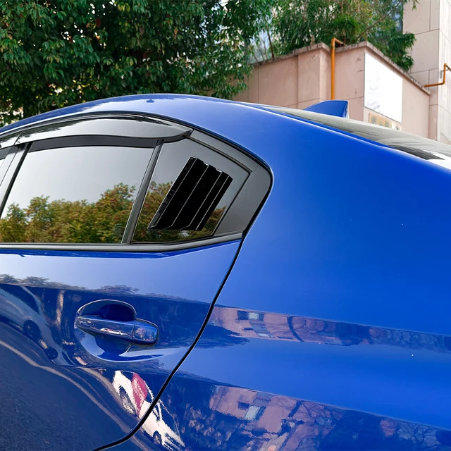 Matte Black Rear Window Louver For Subaru WRX/STI & Impreza - GT Lambo Style Sun Shade