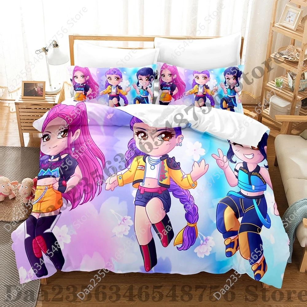 K Pop Demon Hunters Ensemble De Literie Housse De Couette