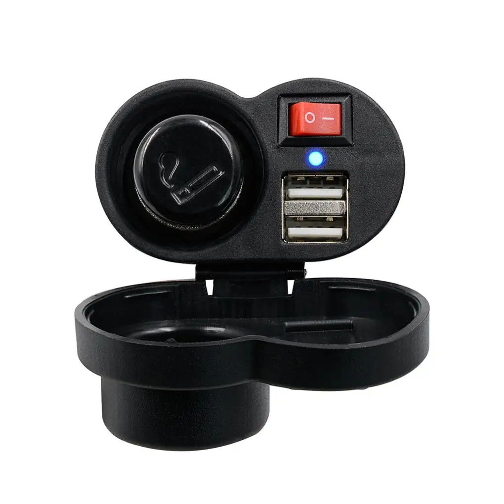 

Cigarette Lighter Power Adapter USB Charger Waterproof Multipurpose