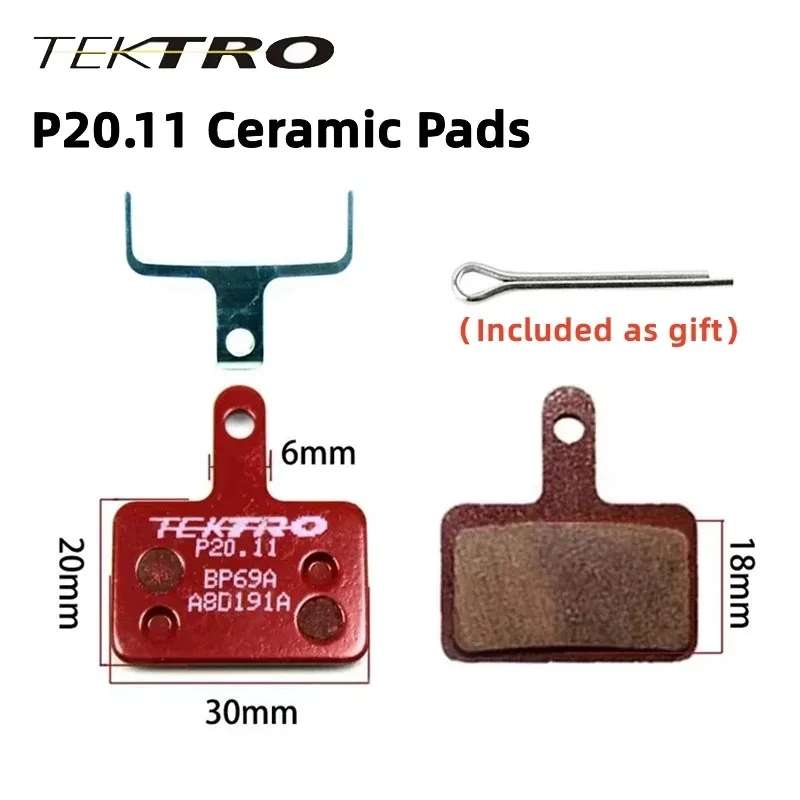 Bicycle Disc Brake Pads TEKTRO P20.11 for Shimano