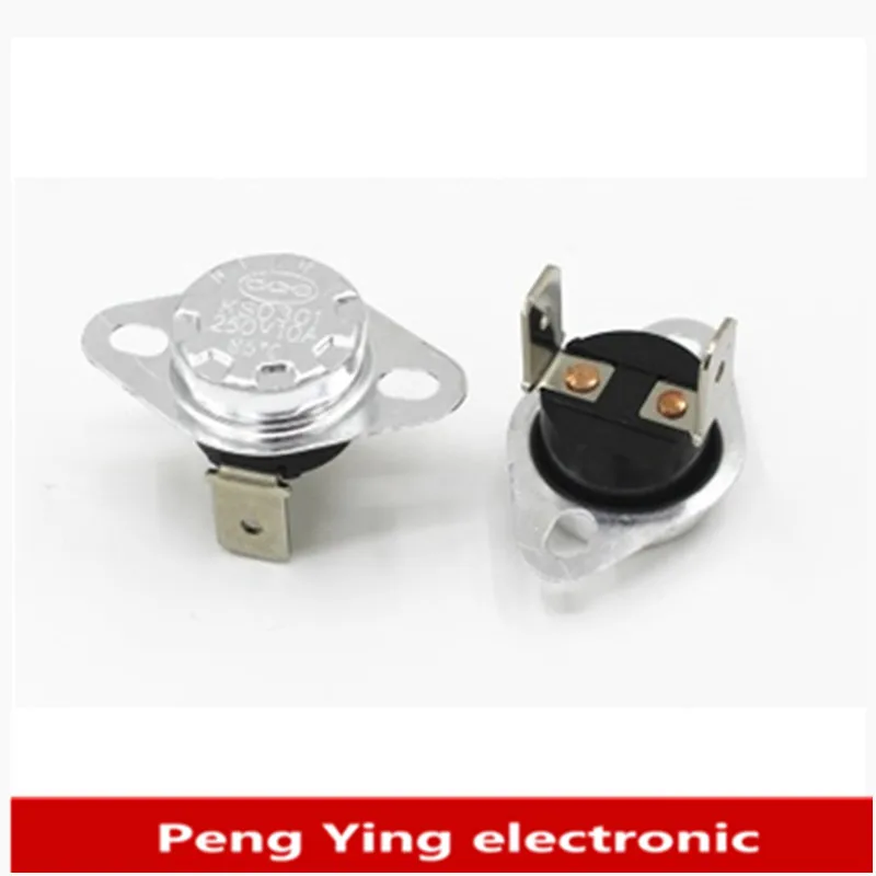 

5pieces/lot KSD301 60C 65C 70C 75C 80C 85C 90C 95C 100C 250V10A Temperature switch The thermostat is bent all new
