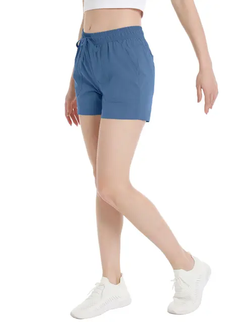 Pantaloncini Bermuda Donna NLAND - Estivi Leggeri Con Coulisse | Traspiranti Per Sport E Casual | 6 Colori | Taglie S-XL - Foto 10