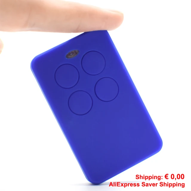 4 in 1 Garage Gate Remote Control Multifrequency 280 - 868MHz Keychain Barrier 433mhz Command Fixed Rolling Code DOORHAN HORMANN Blue Newest