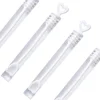 48 Pcs Heart Bubble Tube Soap Bubbles Wedding The Gift Sticks Child 6
