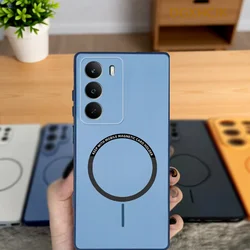 Cover Posteriore in Silicone Magnetico Colorato - Protezione Avanzata per Smartphone