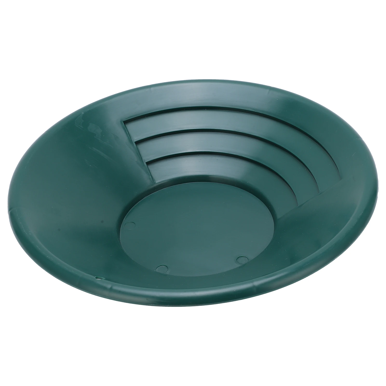 350mm Gold Panning Pan Round Sifting Classifier Manual Gold Washing Pan Tool Green HN