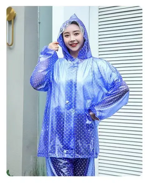 Rain Gear Puddle Suit Adults 10 Pack Reusable Lightweight Rain - Main Image