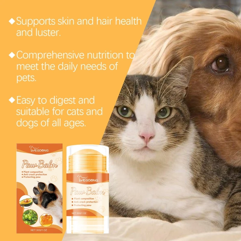 Cats Winter Paws Cream Pet Paws Balm Dry Noses Moisturizer Butter Balm