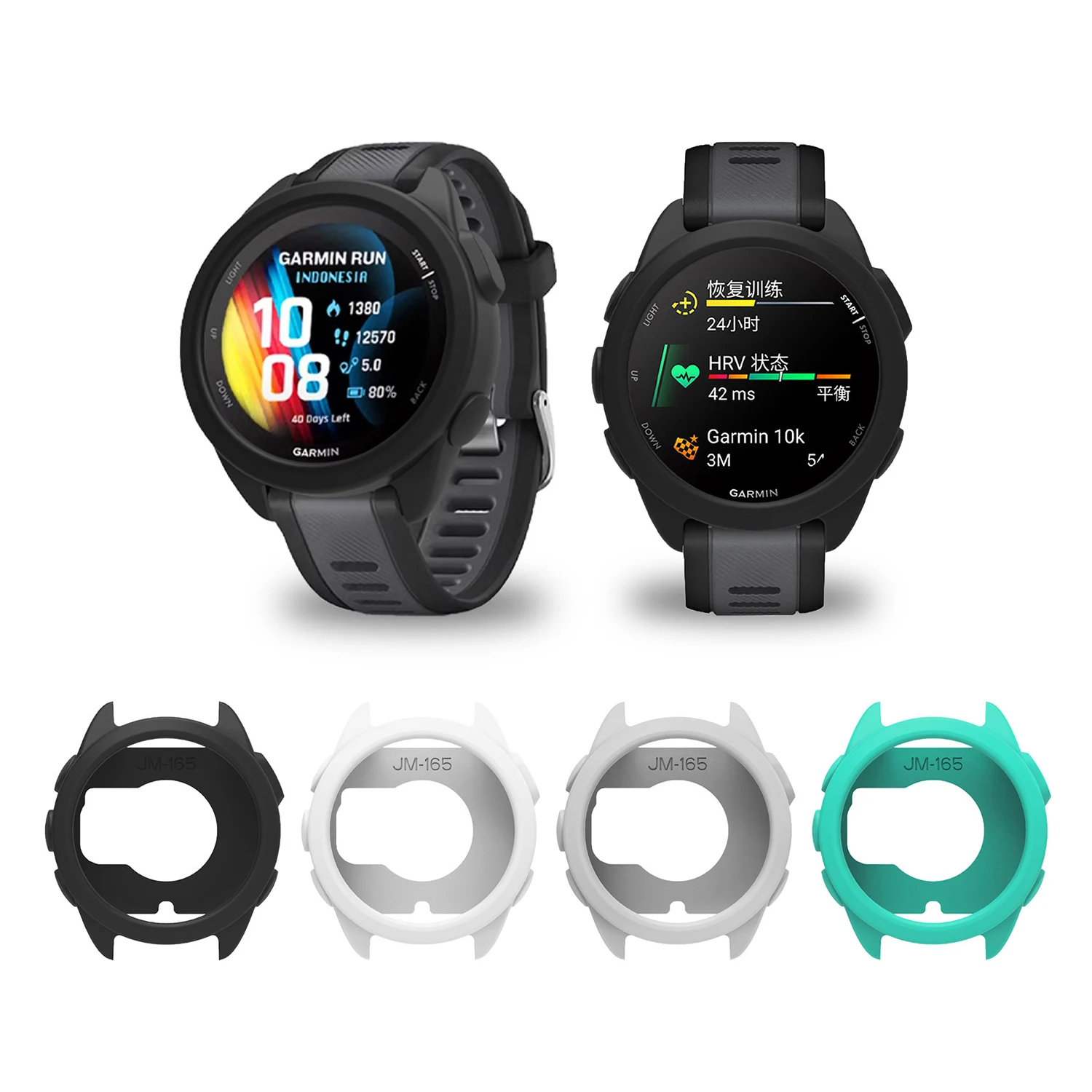 Silicone Smartwatch Protector - Soft, Anti-Fall, Dustproof Cover Case