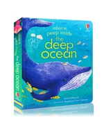 The Deep Ocean Kids Usborne Peep Inside English Picture Flip Book Children Early Education Activity Book Bedtime Reading 1
