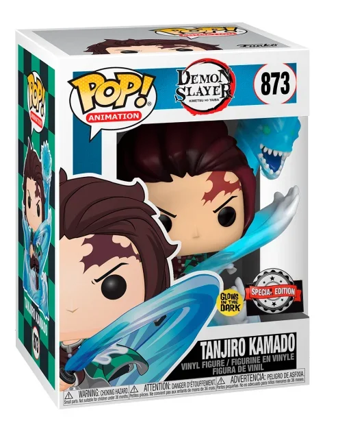 thumbnail image 5 of FUNKO POP Animación Demon Slayer TENJIRO KAMADO 873# Juguetes que brillan en la oscuridad MINI NEZUKO en caja 883# Figura de vinilo Modelo Muñeca de juguete, 5 of 5