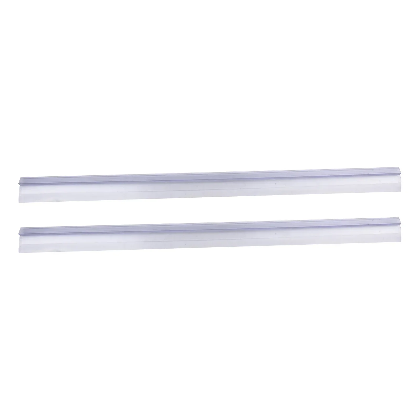 Bath Shower Strip Seal For Screens Doors Fits 4-6mm Glass Seal Gaps PVC Sealing Strip Bathroom Accessories Household 2pcs 100cm