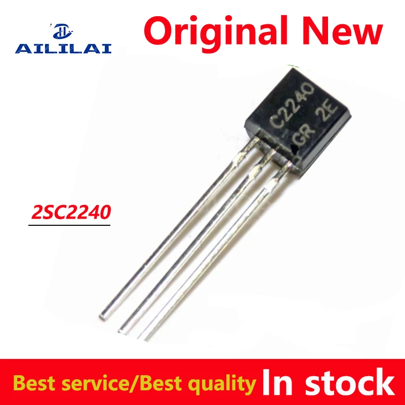50PCS 2SC2240 2SA970 A970 C2240 TO92 Transistor New original