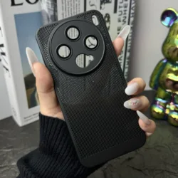 Ultra Thin Breathable Heat Dissipation Case with Camera Film Protection - Vivo X200 Pro (Black)