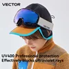 VECTOR Children Ski Goggles Frame Print Strap for Boy Girl Interchangeable Magnetic Lens UV400 Sunglasses Anti-fog Snow Glasses 5