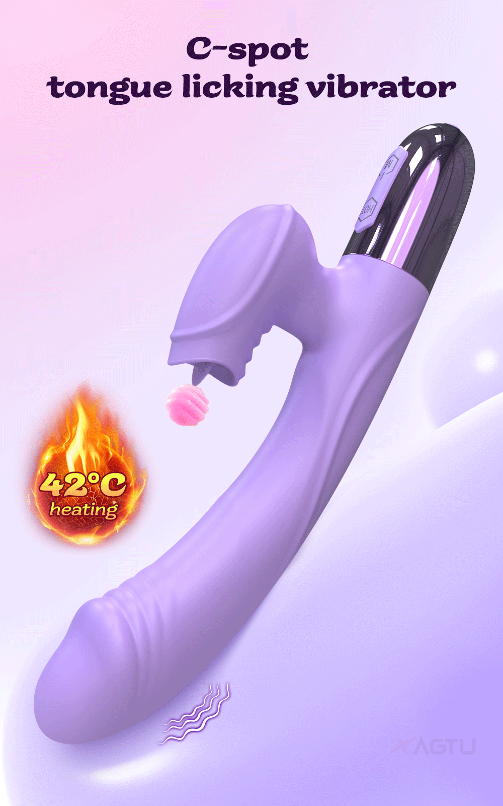 sexspielzeug lecken Zunge lecken Dildo Vibrator für Frauen Klitoris Stimulator G-Punkt  Vaginalmassagegerät Leistungsstarkes Sexspielzeug Weibliches Kaninchen  Wärmevibrator