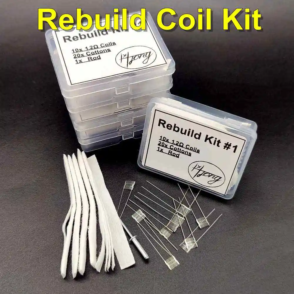 DIY Tool Rebuild Coils Kit Mesh Coil Resistance Wire 1.2ohm For Aspire