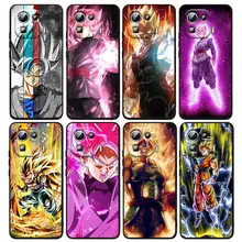 

Dragon Ball Black Goku For Xiaomi Mi 12 12X 11T 11 11i 10i 10T 10S Note 10 9T 9 SE Lite Ultra Pro 5G Black Capa Phone Case