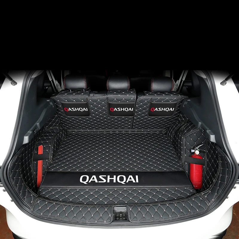 Leather Car Trunk Mats For Nissan Qashqai j10 2007 2008 2009 2010 2011