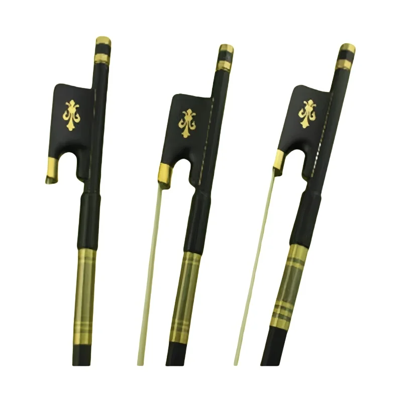 Pro Black Carbon Fiber Viola Bow, White Horse Hair, High Quality, , New, 1Pc