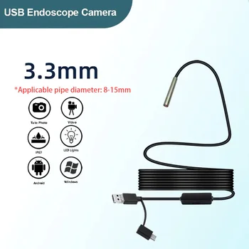 OV9734 1MP 80 degrés diamètre 3.3mm Endoscope Ultra-fin Micro Inspection de canalisations industrielles 1